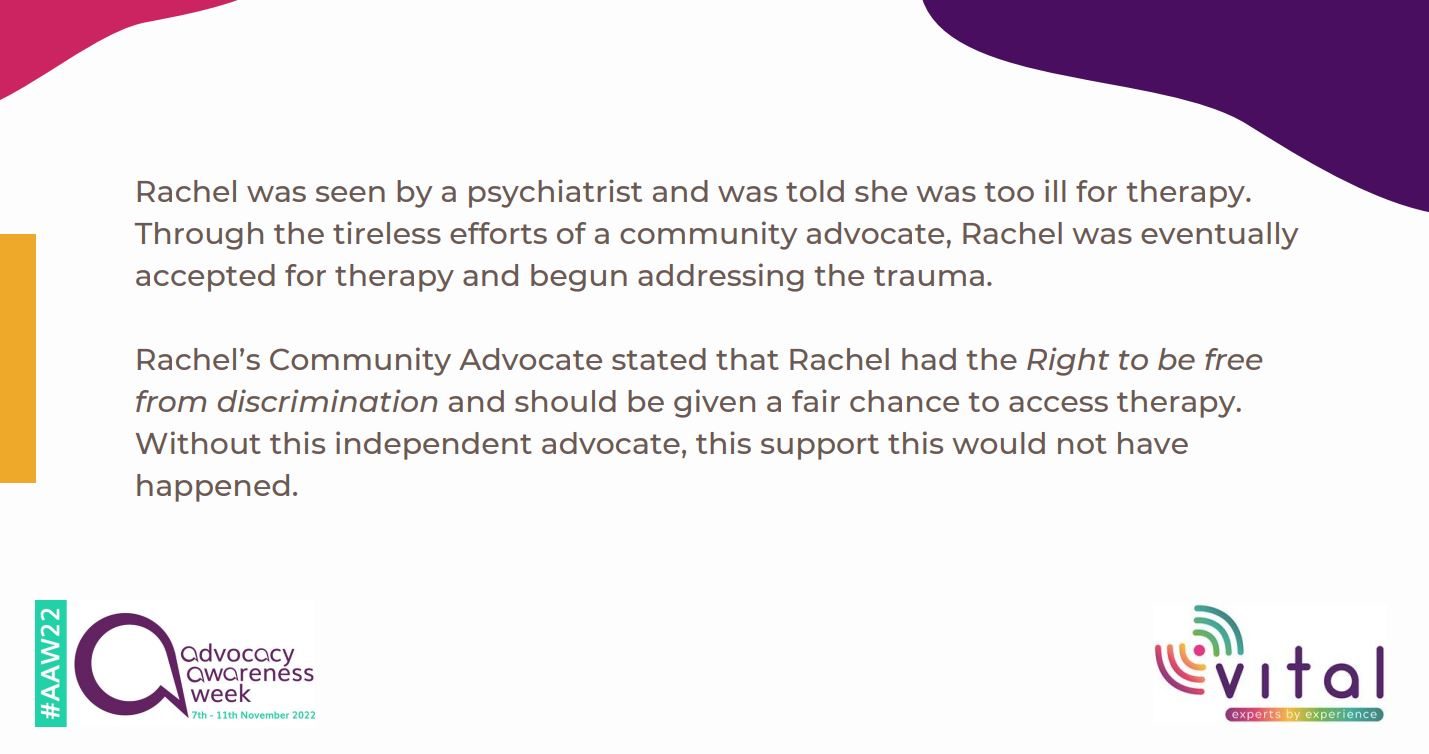 Rachel's story - The Right to be free from discrimination6