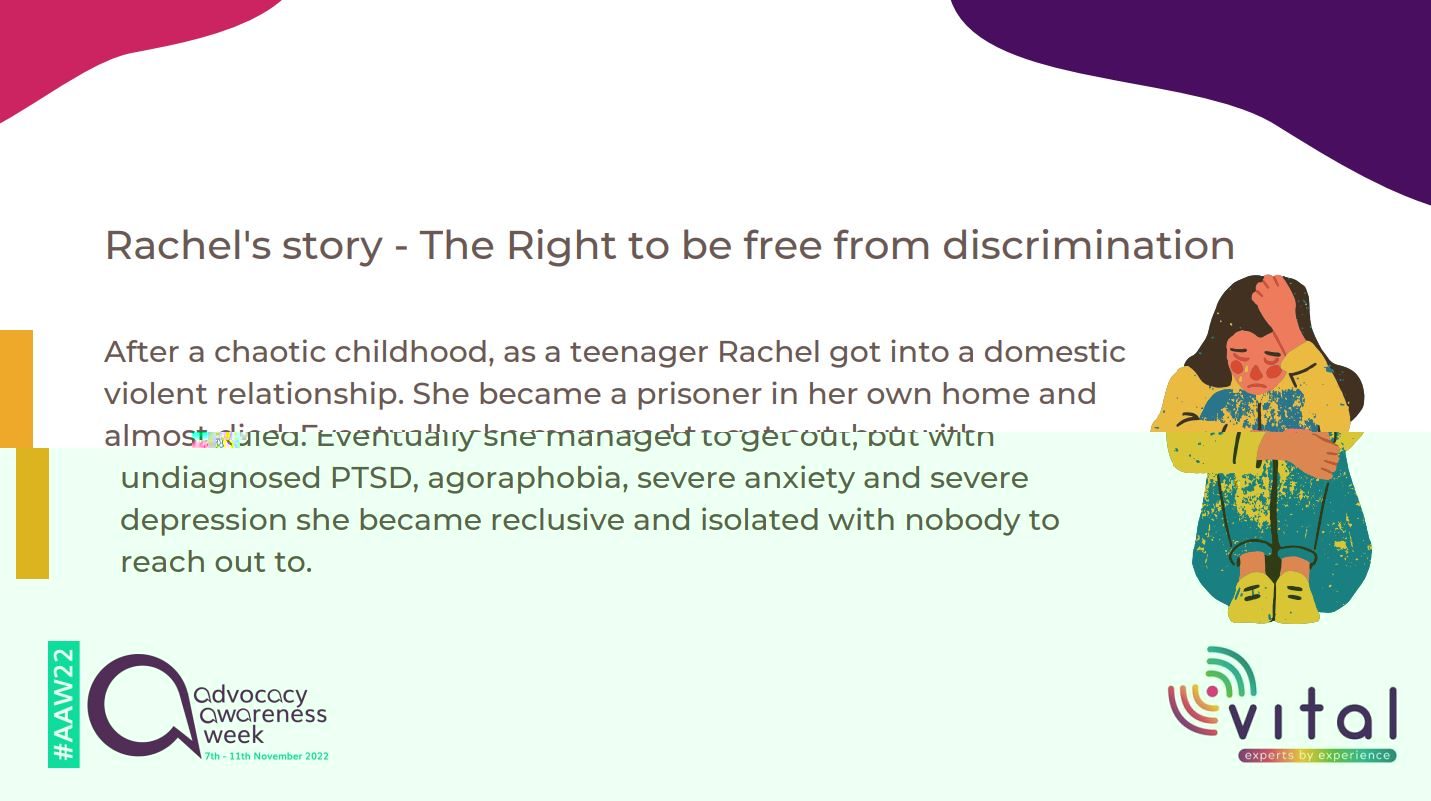 Rachel's story - The Right to be free from discrimination