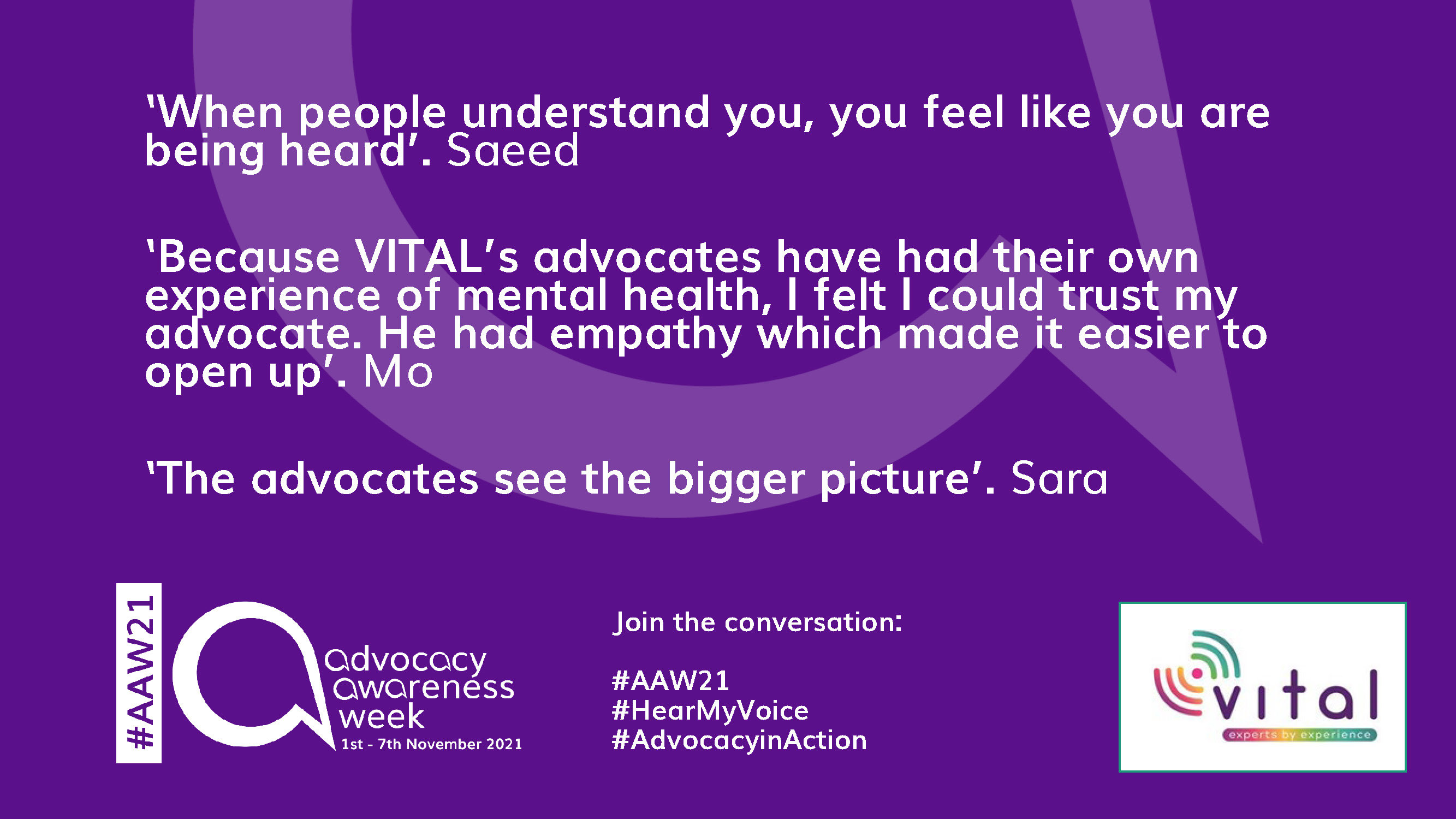 Advocacy Awareness Week quotes