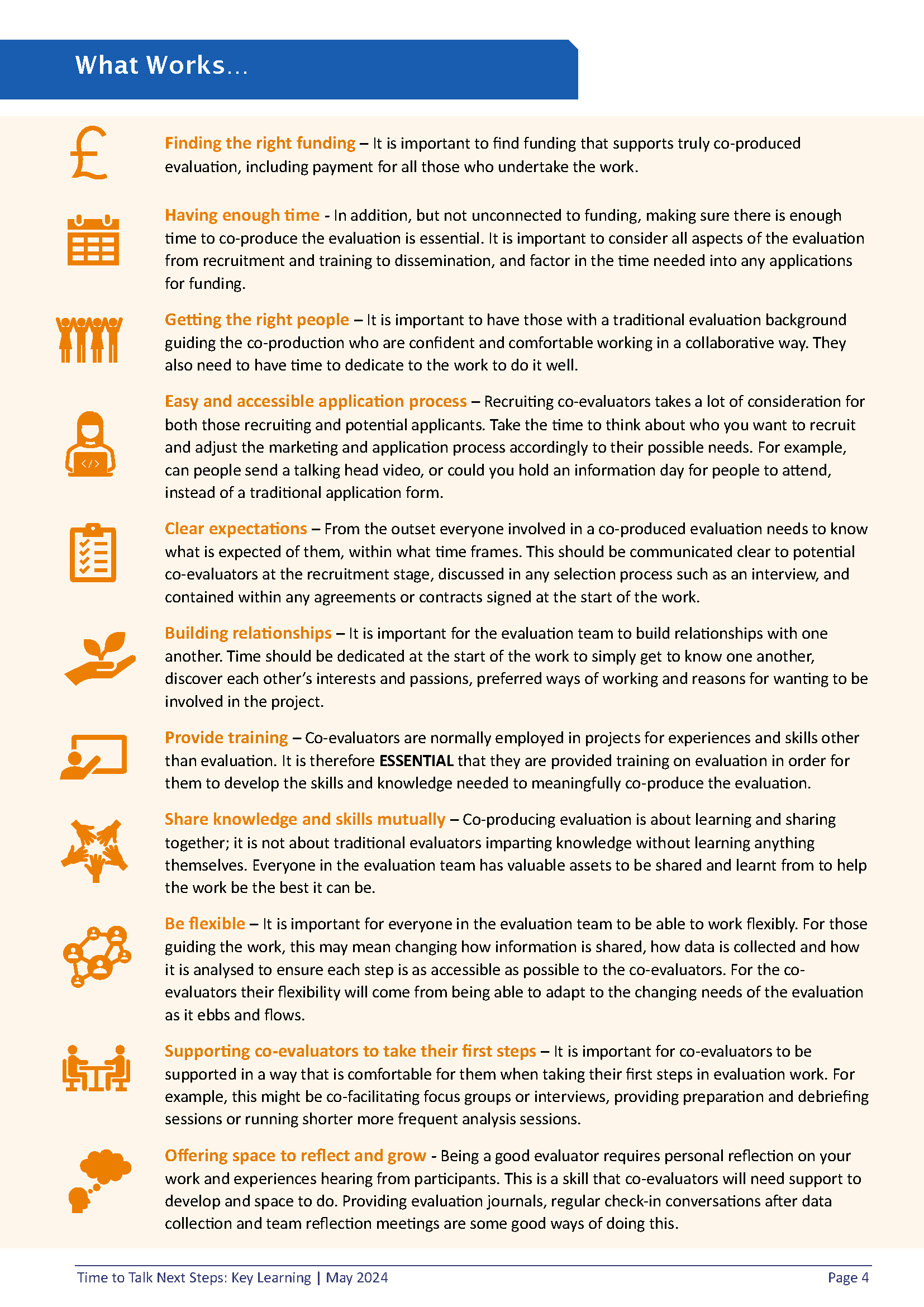 Tt TNS Key Learning about Evaluation May 2024 final Page 4