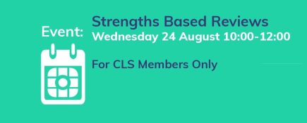 CLS Core Workshop: Strengths Based Reviews