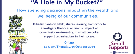 “A Hole in My Bucket?” – how spending decisions impact wealth and wellbeing of our communities