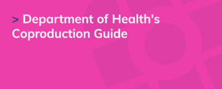 Department of Health's Coproduction Guide