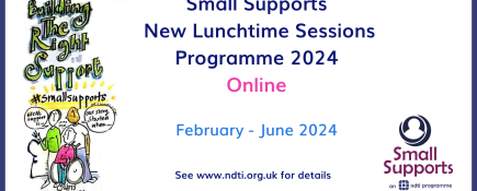 Small Supports – New Lunchtime Sessions Programme 2024