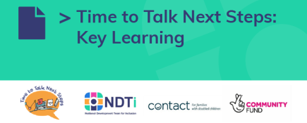 Time to Talk Next Steps: Key Learning