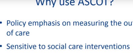 ASCOT: Adult Social Care Outcomes Toolkit