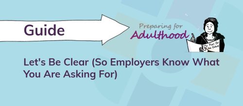 Lets Be Clear So Employers Know What You Are Asking For