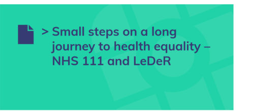 NHS 111 report new website image