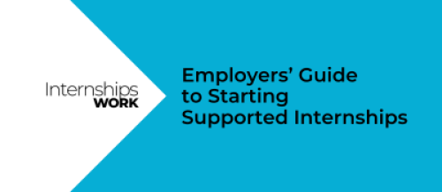 Employers guide starting supported internships widget